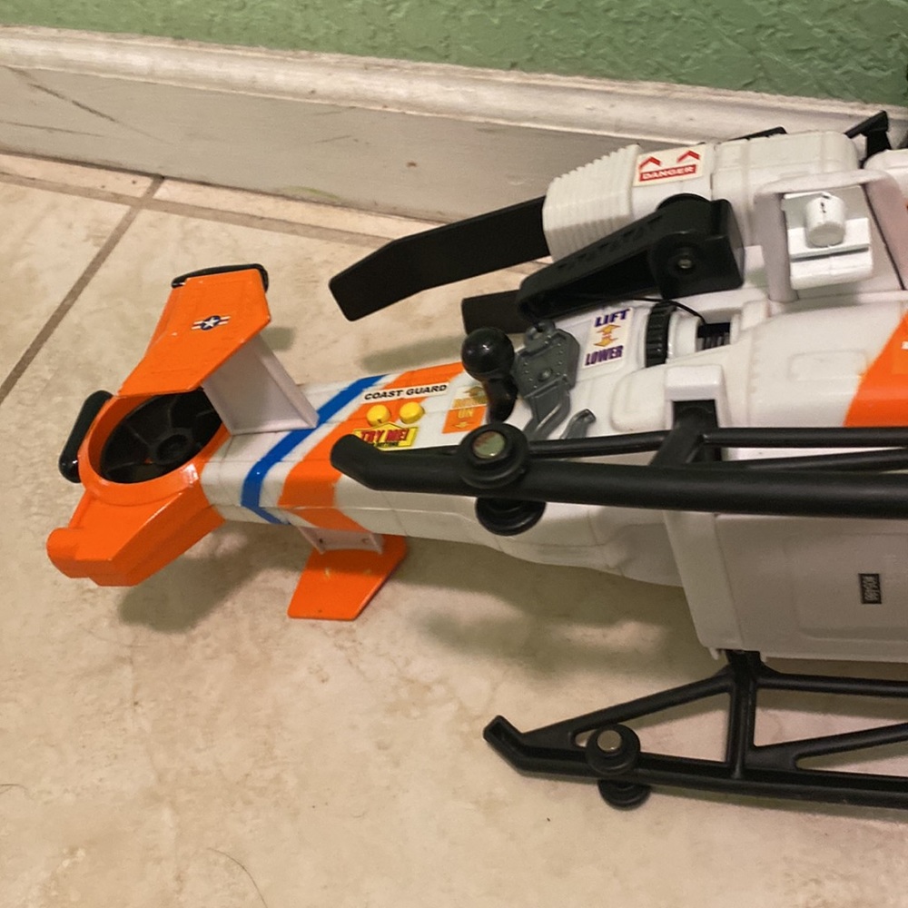 Tonka Helicopter Kids Toy Vehicle Moves Orange, white, and black - Picture 6 of 8